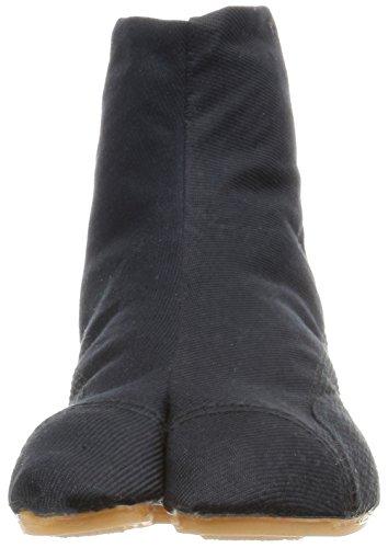 Margo 10067 Festival Tabi Socks, 5-Ply Tabi Socks with Shock Absorbing Heel, Unisex, Black, Size 26.5 Cm