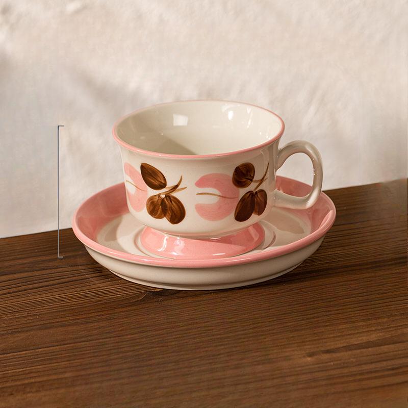 

Medium Style Coffee Cup Hand Painted Niche Afternoon Tea Cup Exquisite High Value Mug High-end Coffee Cup 220ml