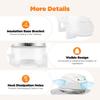 Turbo Air Fryer 18QT 1400W Large Convection Oven Countertop Glass Containers with Lids Temperature Control 32℉-482℉