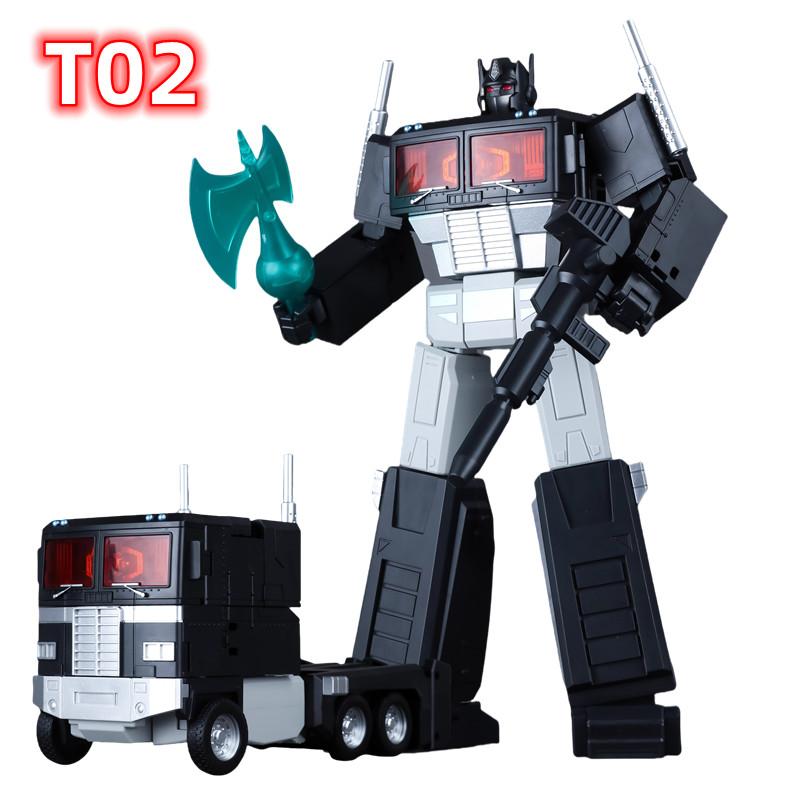 Non-Toxic 30Cm Transformable Robo Toy Masterpiece G1 Animated Version Ultra Magnus Optimus Prime Action Figure Collection Robot Gifts Toys