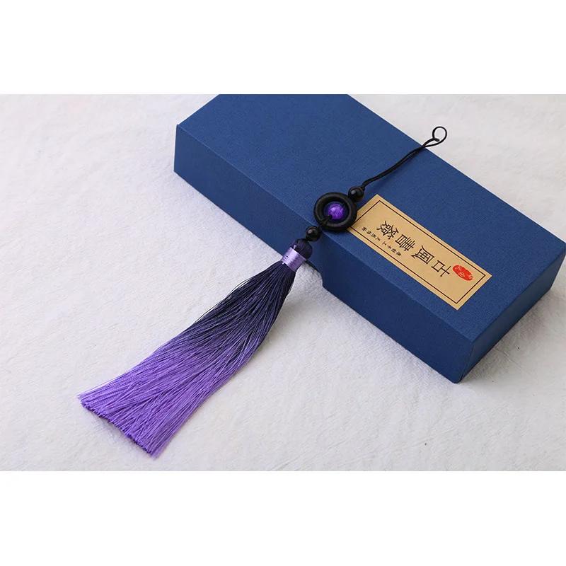 2 Stück/Los 13cm Polyester Seide Quaste Bunt Baumwolle Quasten Besatz zum Nähen Vorhänge Zubehör Anhänger DIY Auto Dekoration