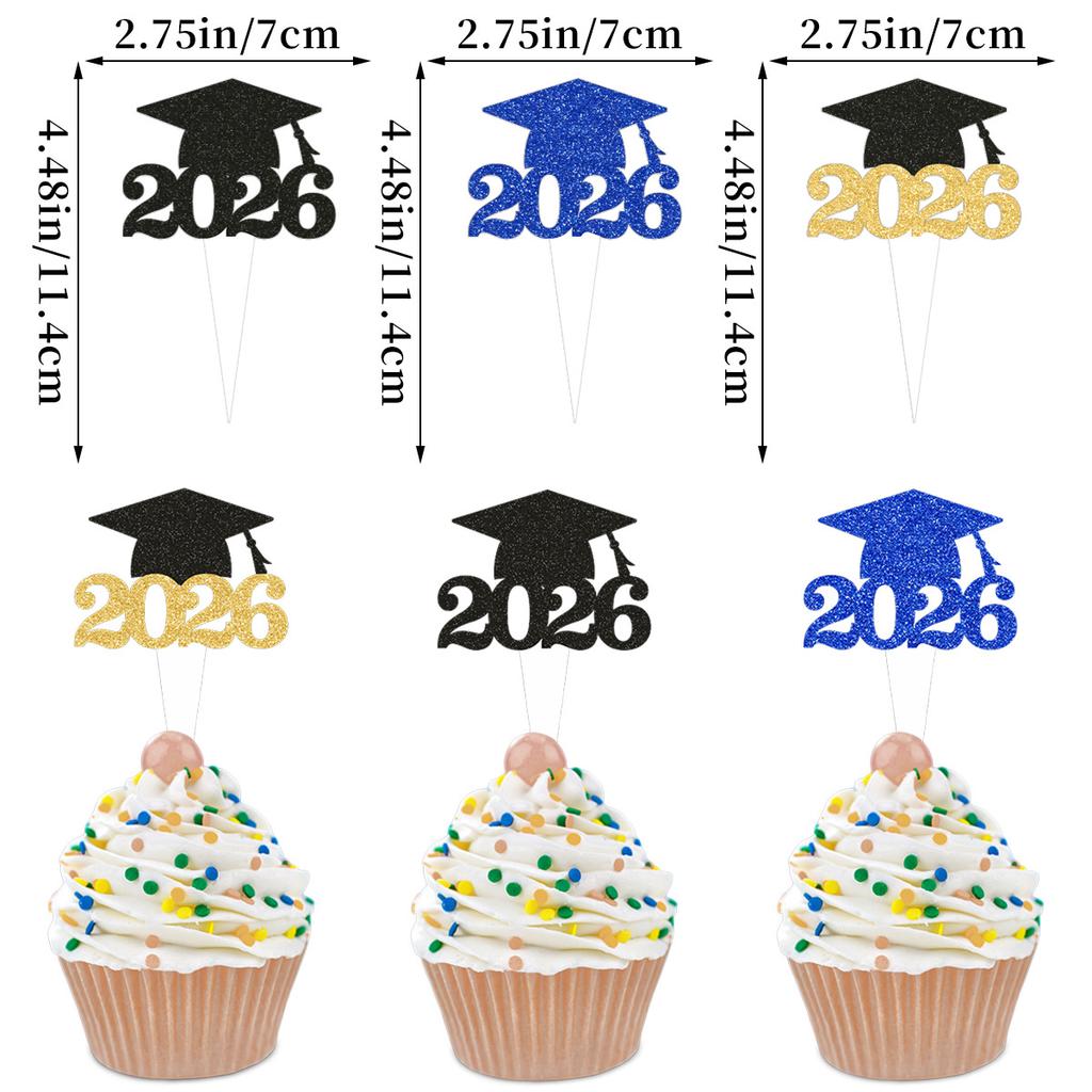 Graduation Season Party Decoration Insert Graduation Ceremony Cake Power Strip