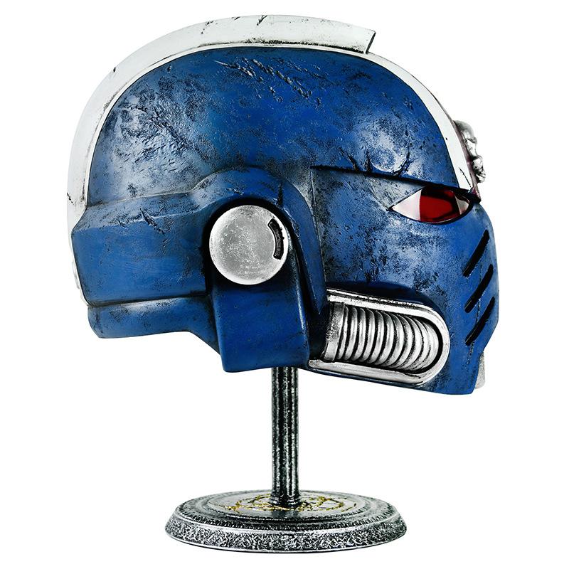Space Marines 2 Elmo Maschera Demetrian.Titus Maschere Resina Intera Testa Prop Costume Halloween Maschera Feste Cosplay Accessori
