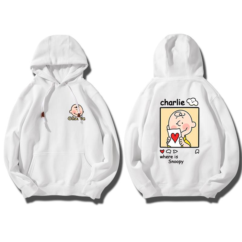 Snoopy Cartoon Damen Kapuzensweatshirt Paar Outfit Neu I Sportjacke Damen Kapuzenpullover Sweatshirt Trend