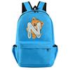 Little Bear 26 English Letters Backpack Teen School Bag for Girls Boy Backpack Bookbag for Kid Gifts Large Capacity Student Bag