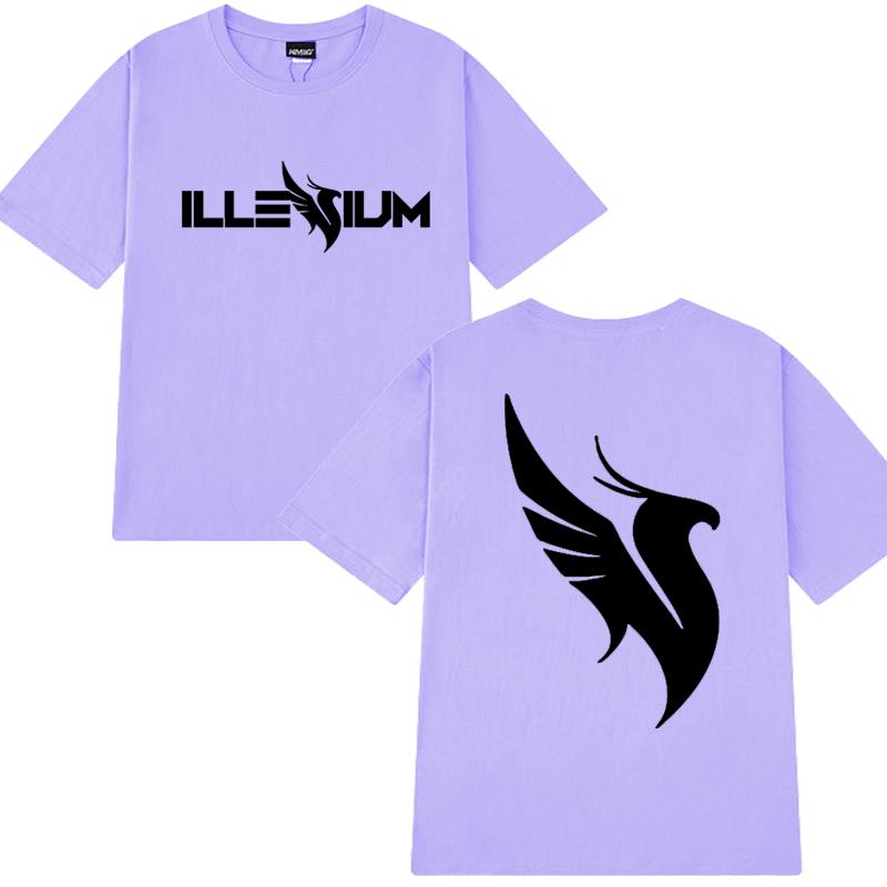 High Quality Illenium Dj Music Double Sided Printed Short Sleeve T-shirts 2025 Men Women Trend Casual T Shirt Unisex Cotton Tops