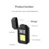 COB Work Light with Battery Electric Lighter 4 Mode Rechargeable High Lumens Portable LED Light for Camping Hiking Running Lamp