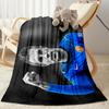 Football Player Celebration Blanket Durable Comfort Great for Office Chair Livingroom Office Four Seasons Universal Digital Print