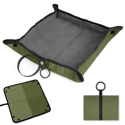 Leathiku Bodenplane Campingwanne Aufbewahrungsmatte Ultraleicht 55g Kompakt Wasserdicht Faltbar 1 Person Kleine Gegenstände Aufbewahrung Camping Wandern Angeln Reisen