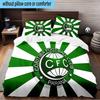 3PCS Coritiba Football Club Crest Bedding Set For Bedroom, Dormitory,Including 1pc Duvet Cover And 2pcs Pillowcases Large size Fan gift