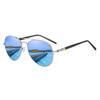 Fashion Vintage Pilot Metal Frame Sunglasses Men Women Eyewear Fishing Driving Man Luxury Brand Designer Sun Glasses