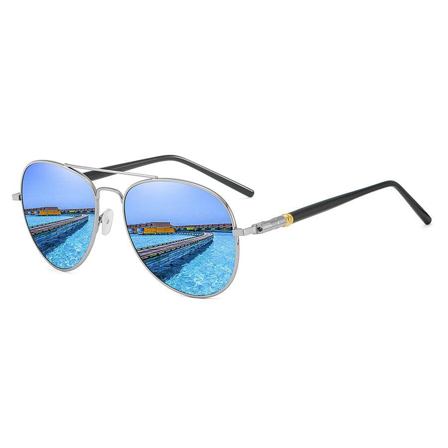 Fashion Vintage Pilot Metal Frame Sunglasses Men Women Eyewear Fishing Driving Man Luxury Brand Designer Sun Glasses