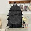 Schoolbag1011 New National Style School Bag Female College Students Casual Simple Large Capacity Backpack Junior High School Students Lightweight 
