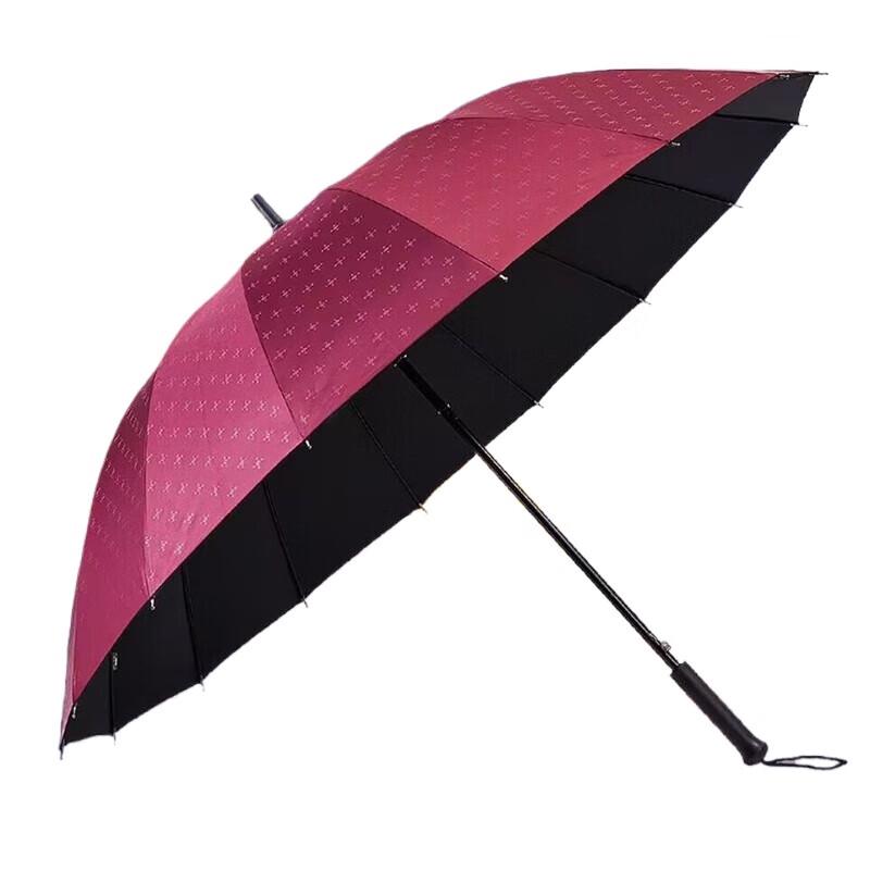

Heaven 13039 Business Semi-Automatic 16-Rib UV Umbrella
