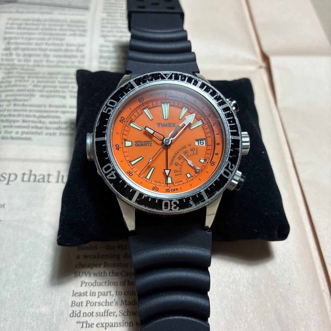 Timex Divers Intelligent Quartz Depth Orange