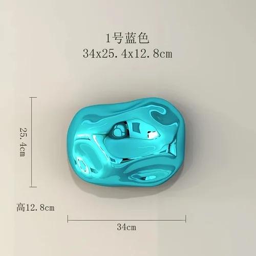 Simulation 3D Stone Wall Hanging Ornaments Room Aesthetics Living Room Wall Decoration Suspension Plating Craft Stone Pendants