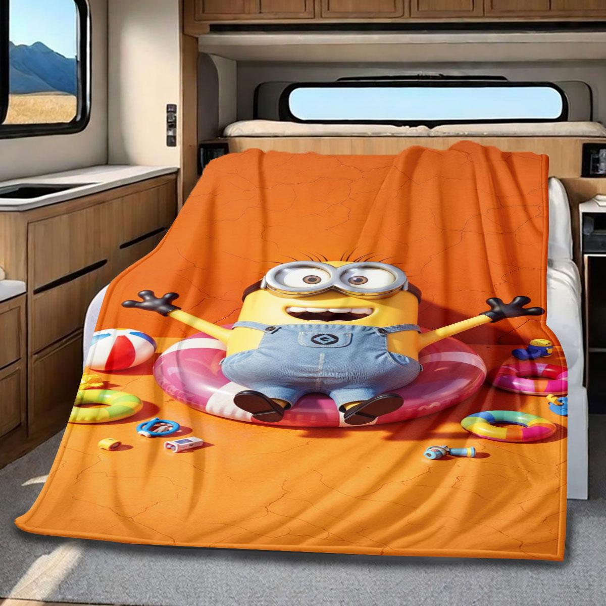 

Плед Minions Соняшникова пригода підходить для ліжок, диванів та різноманітних інших випадків, що робить його ідеальним подарунком. 75x90cm