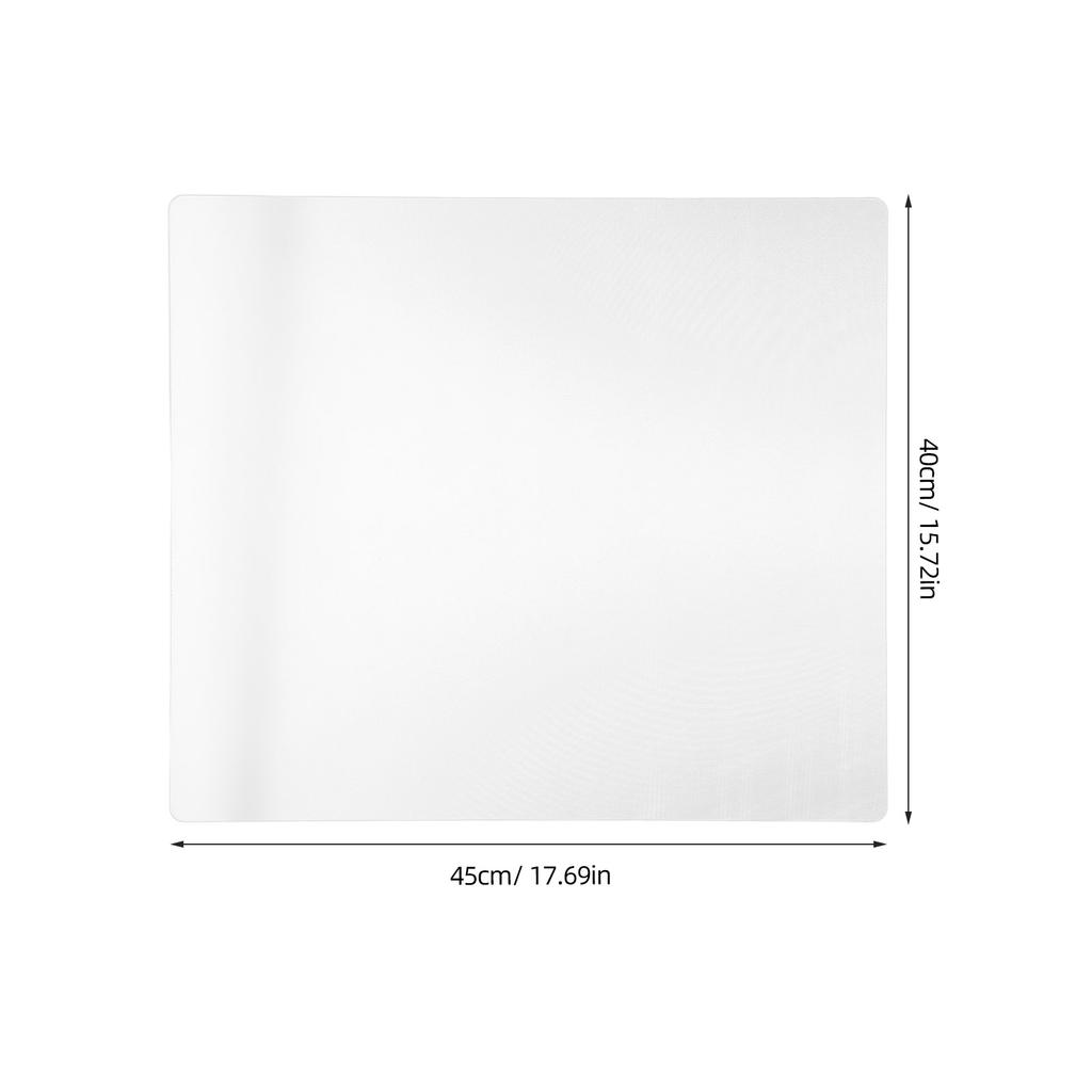 300x360mm Gaming-Mauspad Glas-Schreibtisch-Mauspad Transparentes Mauspadd Schreibtischunterlage für Bürobedarf, Gaming und Arbeitsplatz