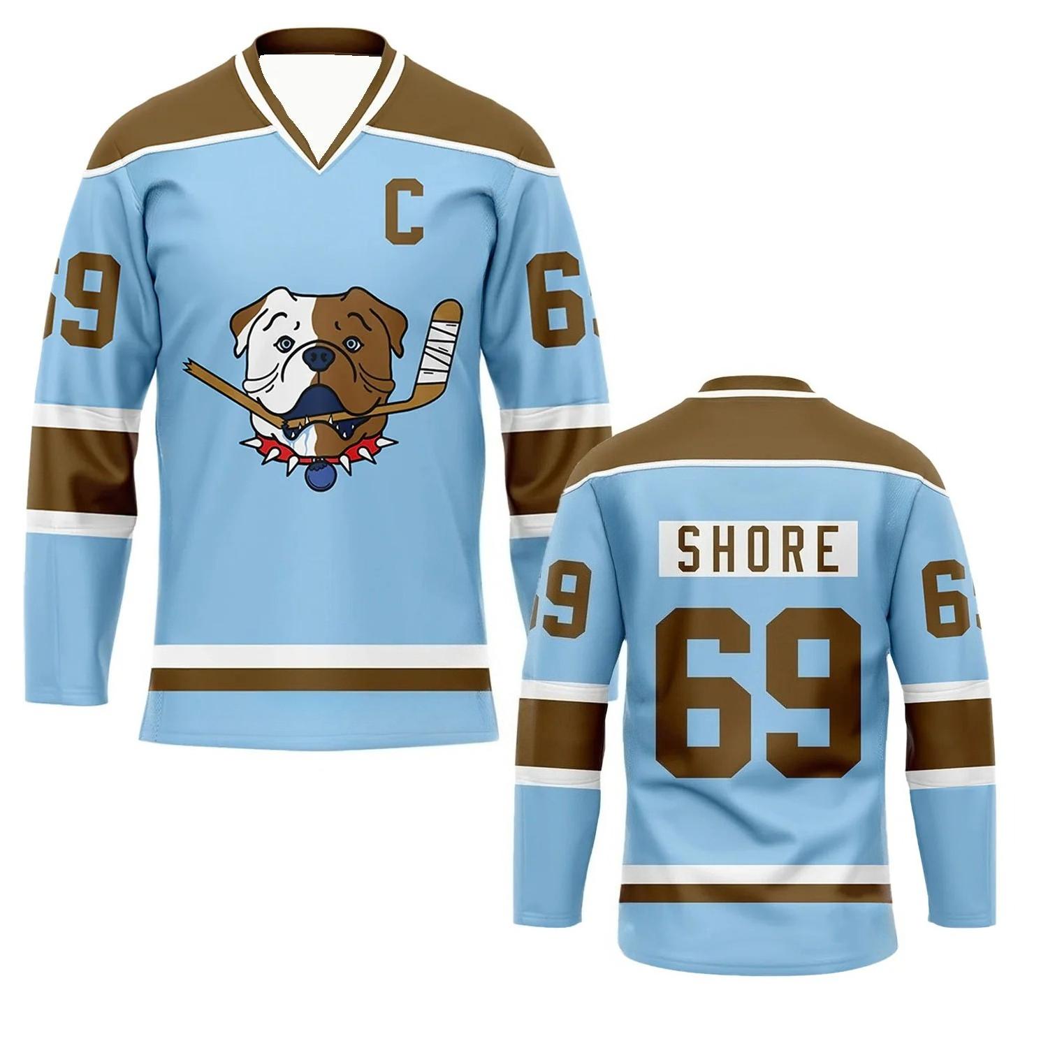 Sudbury Blueberry Bulldogs Hokeja Džersija Krekls