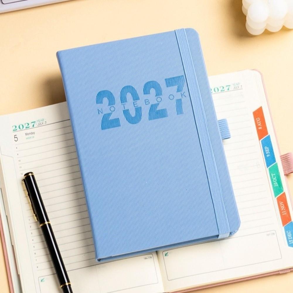 Wear-resistant A5 Agenda Planning Notebook 12 Months Office Work Planner School Office Supplies