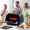 Air Fryer with Grill, Accessories and Recipe Book InnovaGoods Air Fryer Fryinn 12-in-1 6000 Black Steel 6 L 3400 W