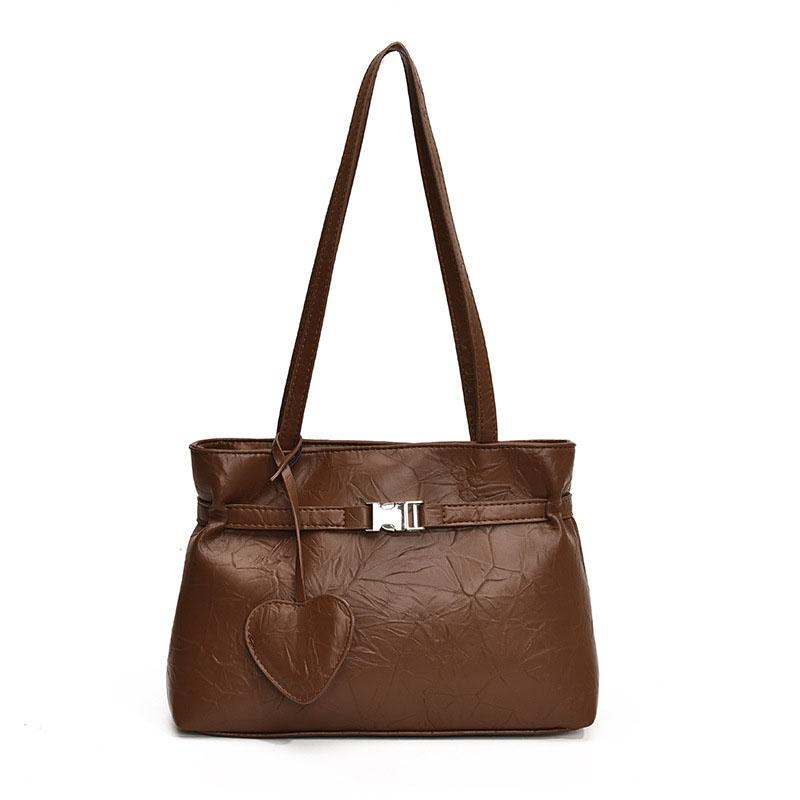 Fashionable PU leather women's bag large capacity with a simple shoulder bag women's bags new