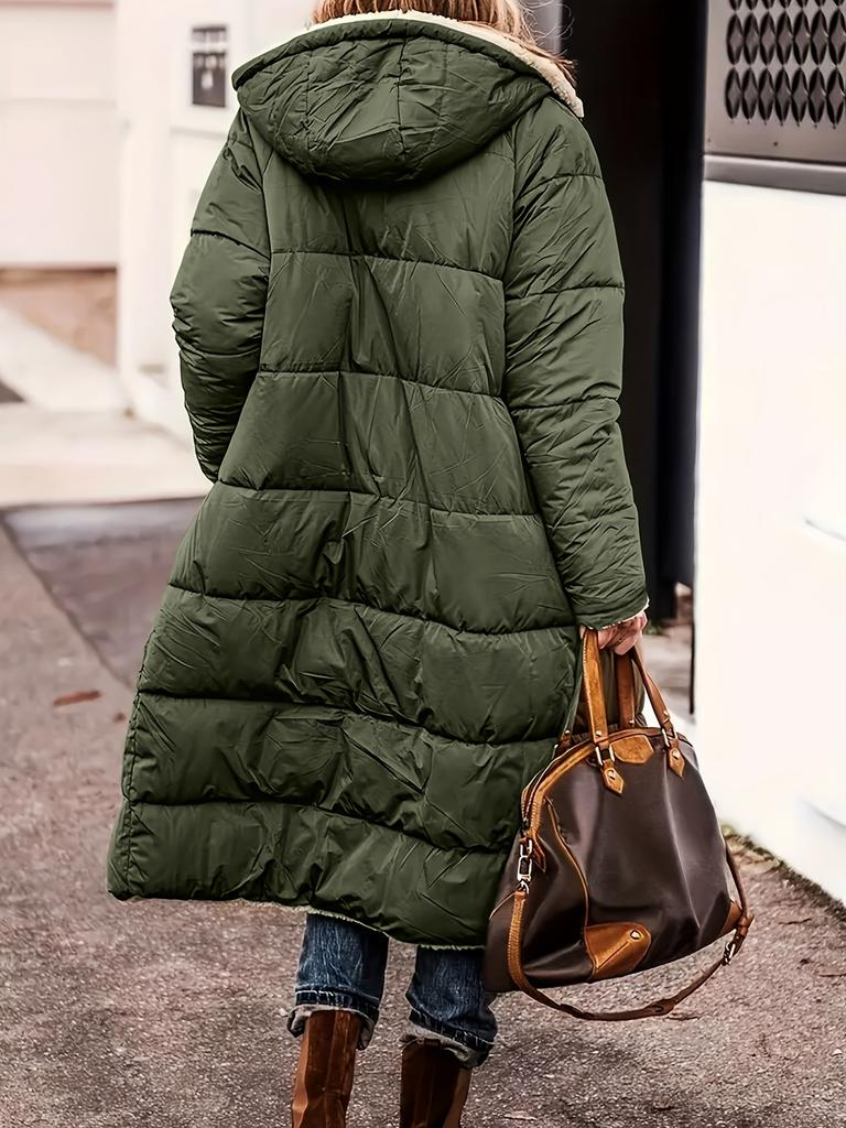 Elegant Long Thick Coat Winter Warm Coat