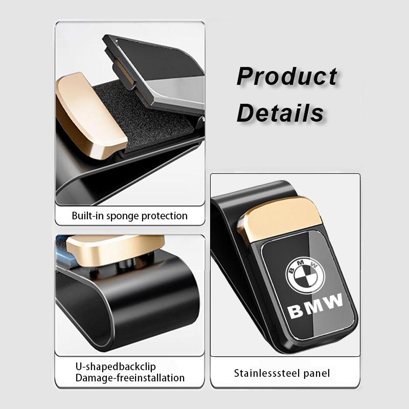 Car Sun Visor Sunglasses Holder Storage Glasses Card Clip For BMW M 1 3 4 5 6 7 Series M3 M6 F01 F02E34 E36 E70 F10 X6 X1