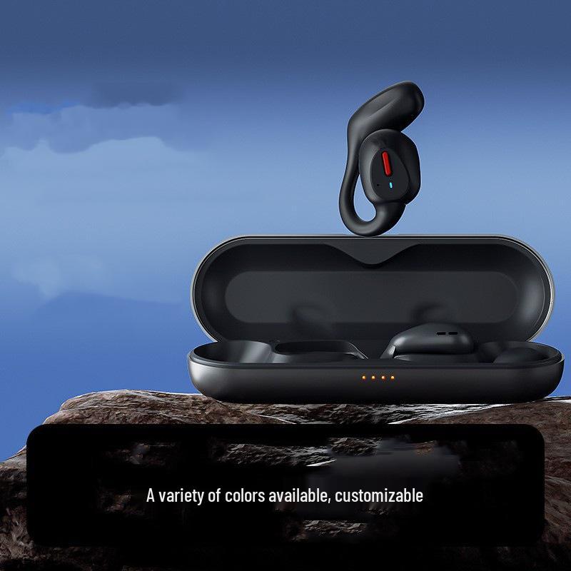 

Bluetooth Air Conduction Sports Ear Clip Headphones - High-Definition Sound Quality чорний