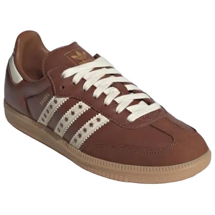 Adidas Originals Samba Preloved Brown Fashion Comfortable Low-Top Sneakers Unisex Sneakers White JR8821