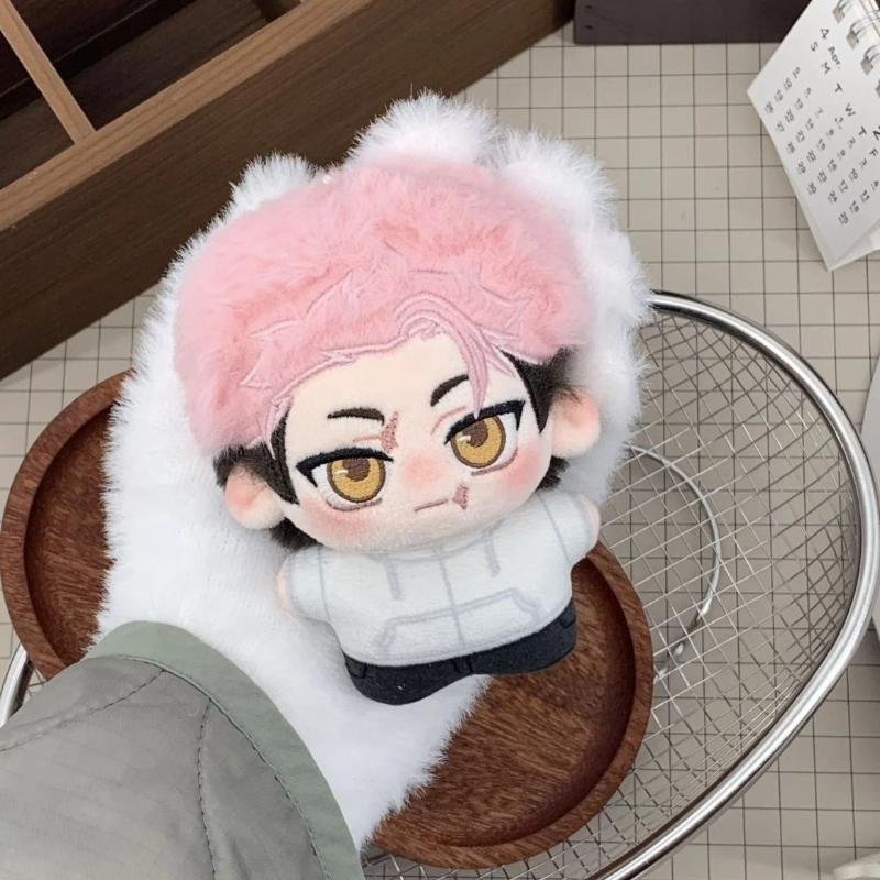 Jujutsu Kaisen Gojo Satoru Cotton Doll Keychain Anime Plush Pendant Collectible Toy Gift