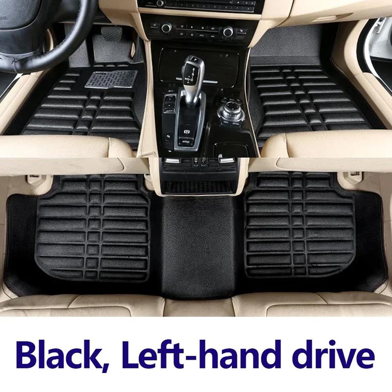 Car Accessories For Kia Stonic ~2024 KX1 Car LHD Floor Mats Waterproof Leather Panel Liner Carpet Foot Part