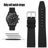 Nylon Rubber Watch Strap For IWC Pilot Spade A Mark 18 Portuguese Blue Band FOLDING CLASP Canvas Men's Watch Chain 20MM Bracelet