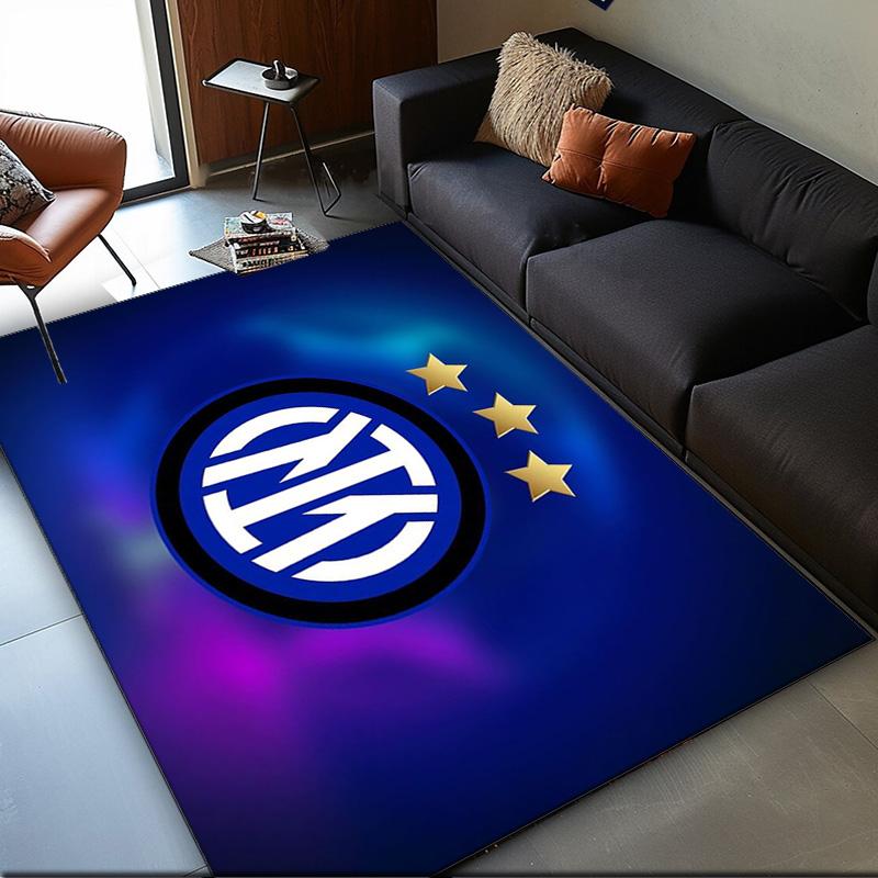 Inter Milan Crest Carpet, Chair Rug,Rug for Office Bedroom living rooms, Doormat decor Fan Gift Christmas Gift