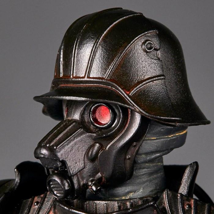 Kaiyodo Takeya-shiki Jizai Okimono Protect Gear "34-shiki Special Increased Armor" Black Ver. Approx. 150mm tall, 1/NS scale, PVC & ABS,