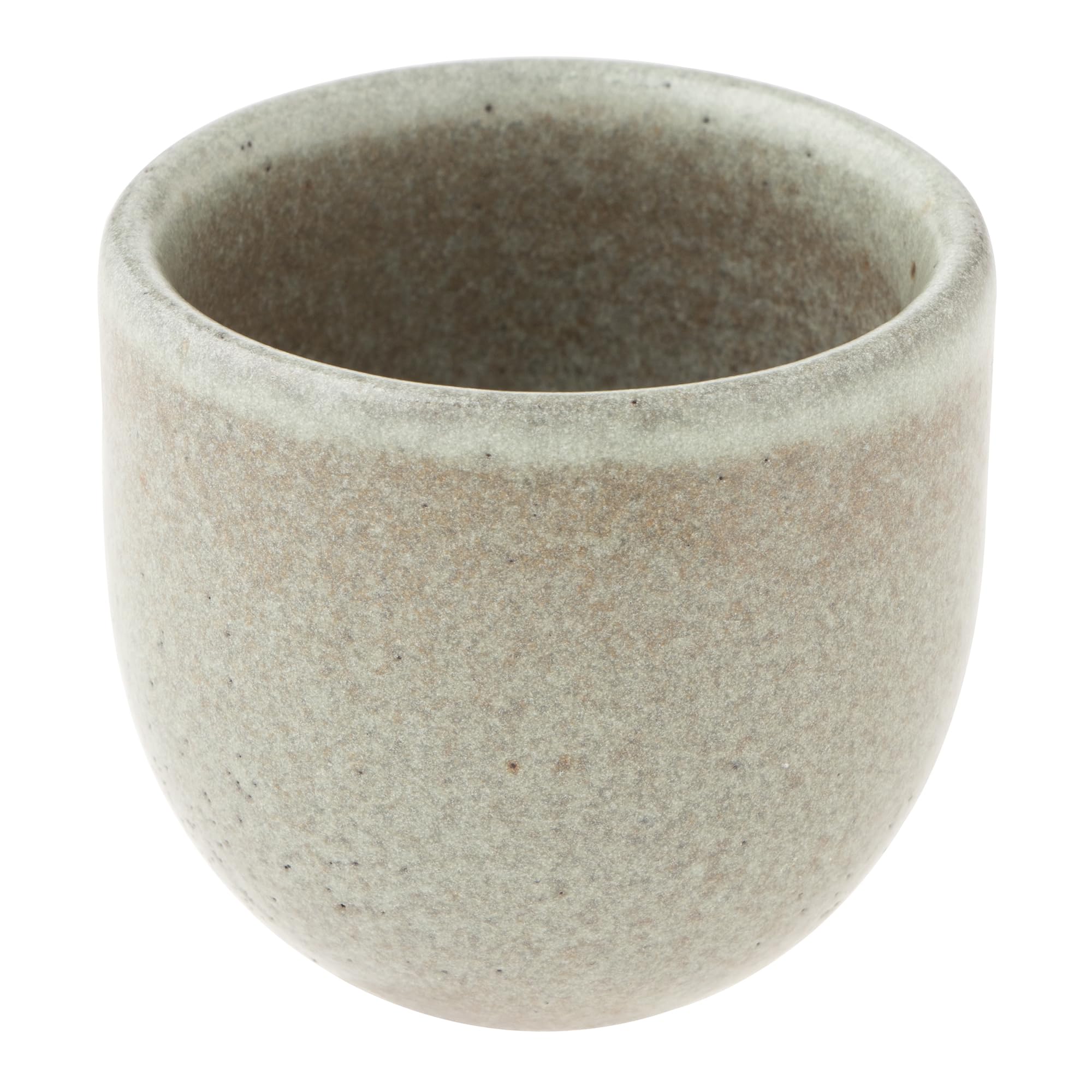 Marui Pottery Shigaraki Ware Hechimon Sake Cup 5cm Tin White (Ochoko) Approx. Diameter, Glaze, MR-3-4291