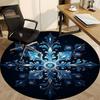 1PC Winter Fantasy Office Round Area Rug, Mat Suitable For Office, Under Office Chairs Bedroom Living Room Home Decor, Room Deco