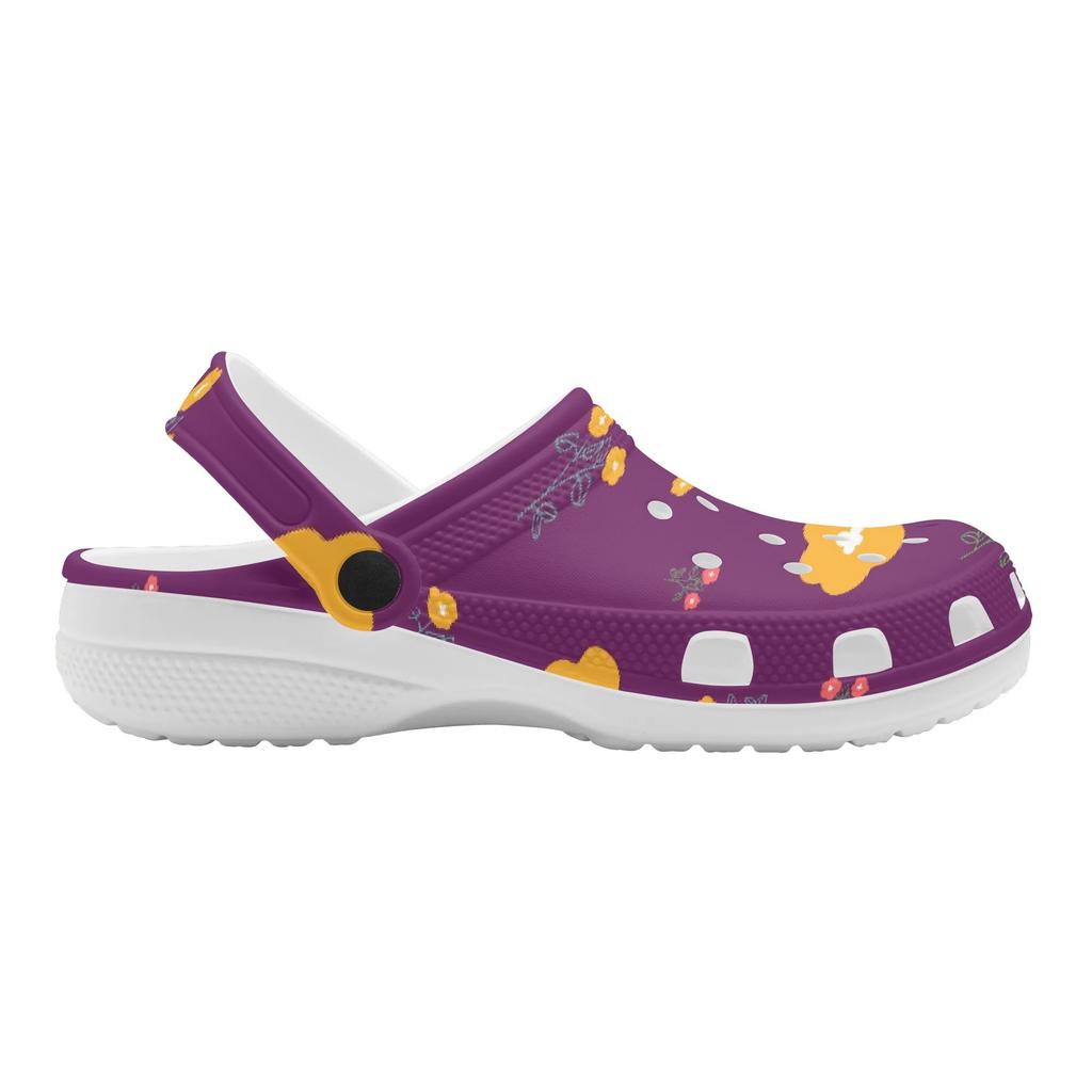 Summer Print EVA Clogs Men Women Soft Sole Lightweight Slip On Casual Shoes Soft Sole Summer Sandals Lightweight Daily Wear
