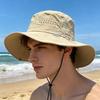 Outdoor Sun Protection Bucket Hat for Men Women Wide Brim Waterproof Quick-Dry Sun