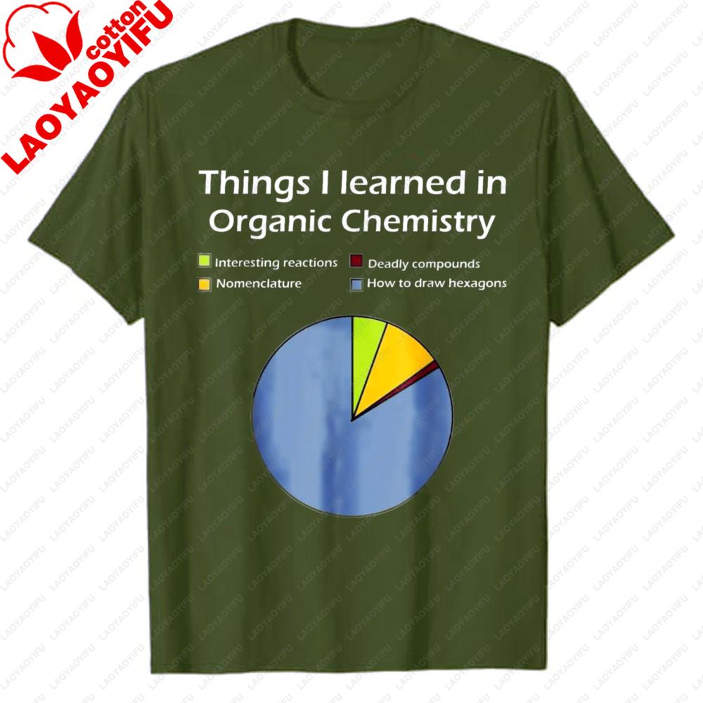 

Funny Organic Chemistry Pun Printed TShirt Tops for WoUINISEX Unisex Chemist Casual Style TShirt Crewneck Regular Short Sleeve S