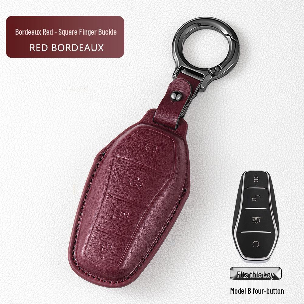 BYD Key Case for Han, Qin Plus DMI, Song Pro, Tang L, Yuan Up, Destroyer 05, Seagull, Seal, 06, and Dolphin Models.