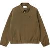 Loose Fit Zipper Logo Embroidered Jacket Men Jackets Brown CHXJKA242007N-BWL