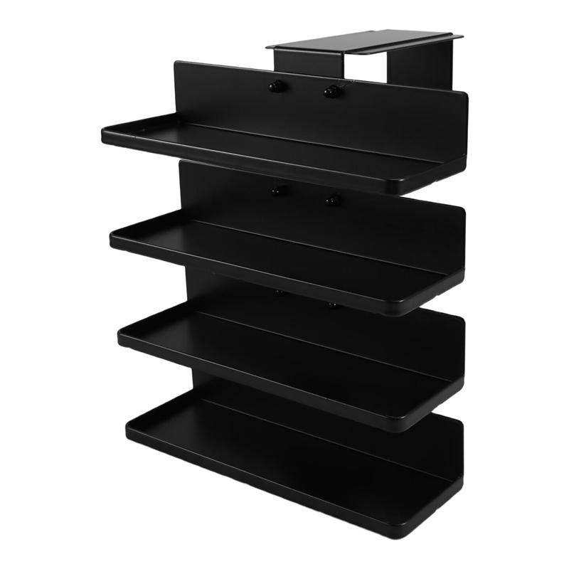 A25F-Side-Mounted 4-Tier Flavore Water Drops Organiser,Space-Saving Design For Ninja Thirsti Flavor Storage Holder