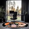 Custom Name Amélie Printed Round Rug Carpet Chair Rug Area Rug Entryway Doormats,for Office Chair Living Room Bedroom Kitchen Room.