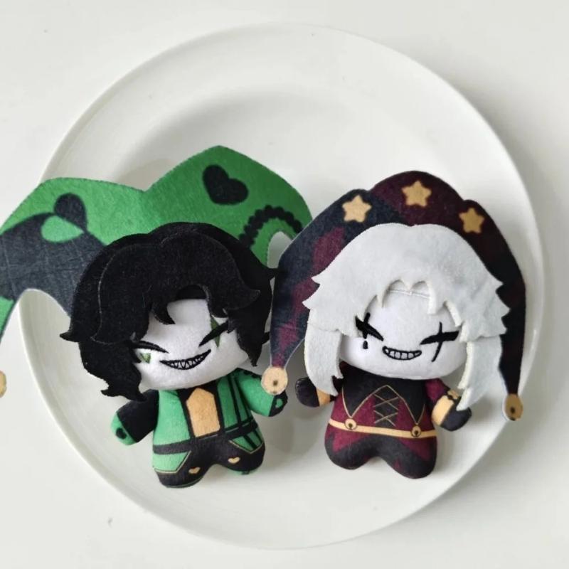 Il Circo degli Strambi 10cm Nuovo Peluche Pierrot l'Arlecchino Strambi Pierrot Bambole di Peluche Giocattoli Periferiche Anime Gioco Peluche Ciondolo Regali