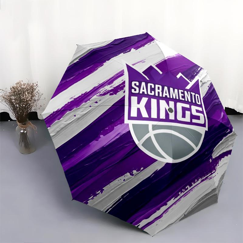 Sacramento Kingspattern, automatic folding umbrella, portable and foldable design, 8 ribs, a Christmas or birthday gift.