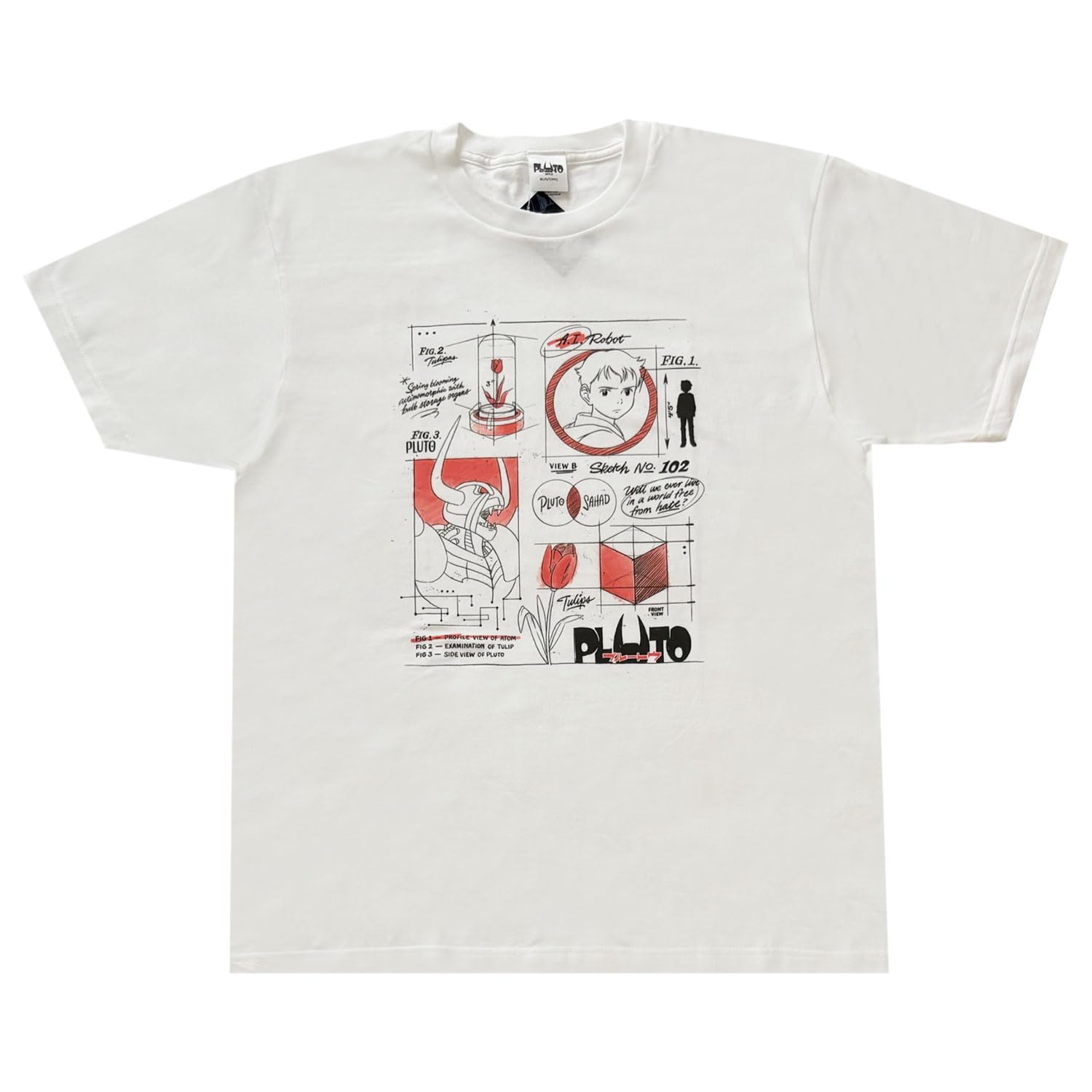 

Футболка PLUTO Graphic L White [Small Planet]