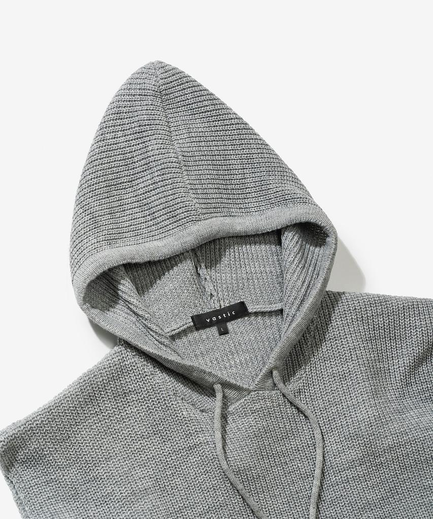 VASTIC Star Knit Hoodie Vest_Melange
