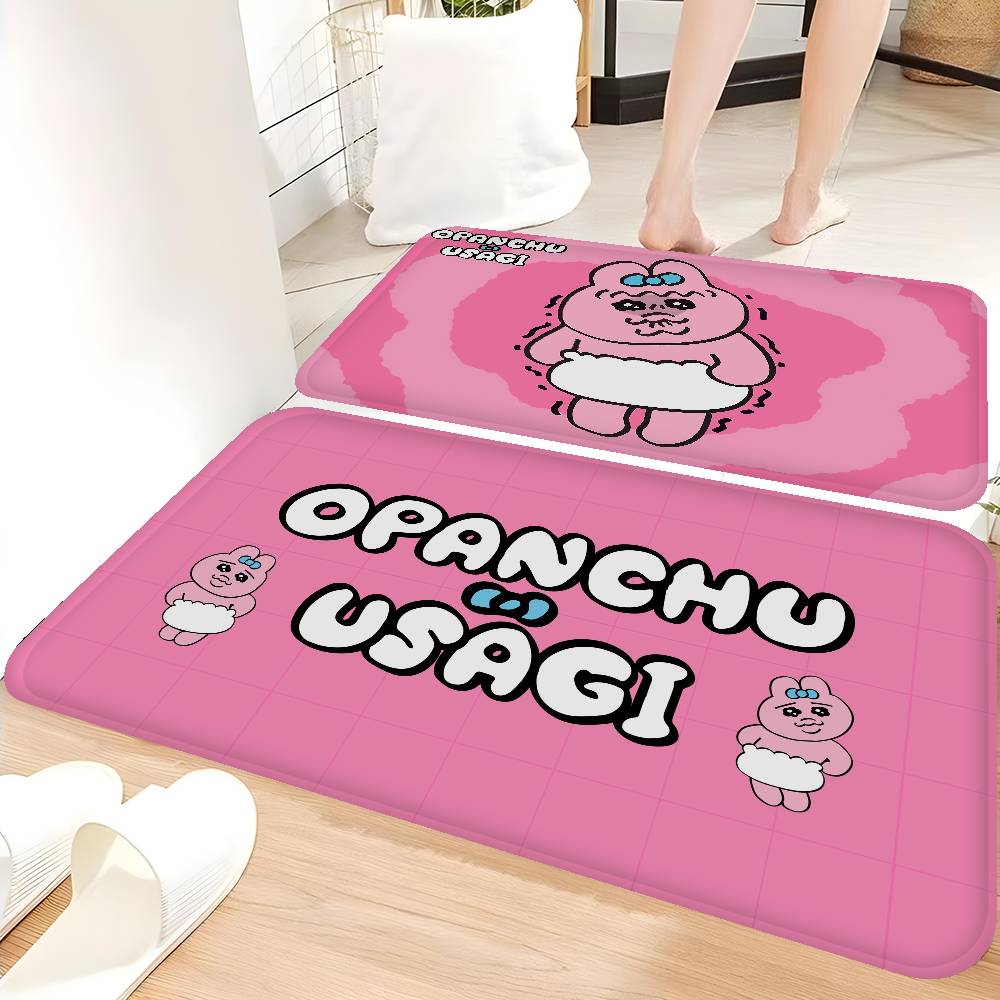 Cute O-OpanchuS-S Usagi Kitchen Mat Kids Room Bedroom Decoration Balcony Anti-Slip Doormat Living Room Alfombra