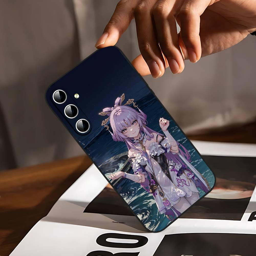

Honkai Star Rail Fu Xuan Phone Case For Samsung Galaxy S24/S25/S22/S30/Note20/Lite/Ultra/5G/Plus/FE Soft Black S24